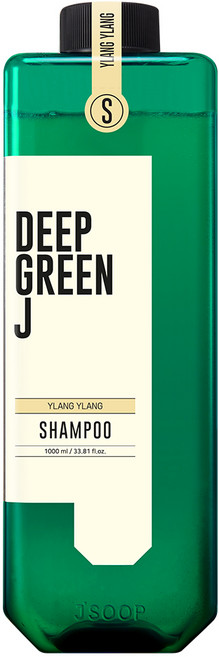 제이숲 딥그린제이 아로마 비건 샴푸 일랑일랑향, 1L, 1개