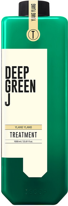 제이숲 딥그린제이 아로마 약산성 비건 트리트먼트 일랑일랑, 1L, 1개