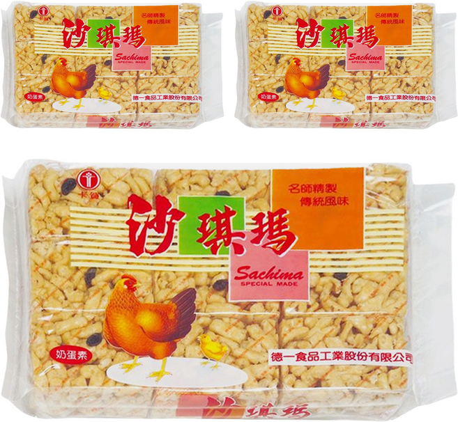 卡賀 沙琪瑪, 400g, 3袋