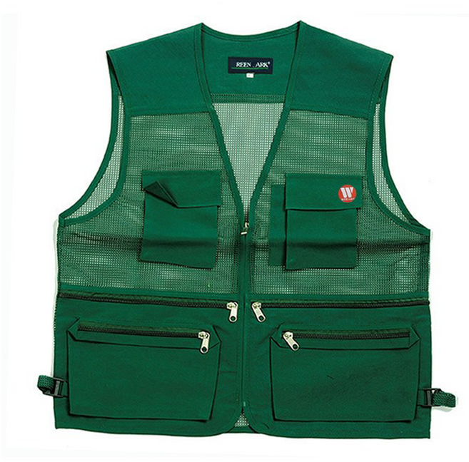 워크맨 현장용 S 망사 안전 조끼, 초록, 1개