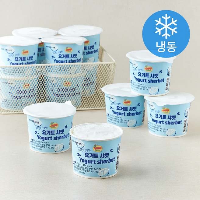 샤비뿌 요거트 샤벳 (냉동), 24개, 1개입, 350ml