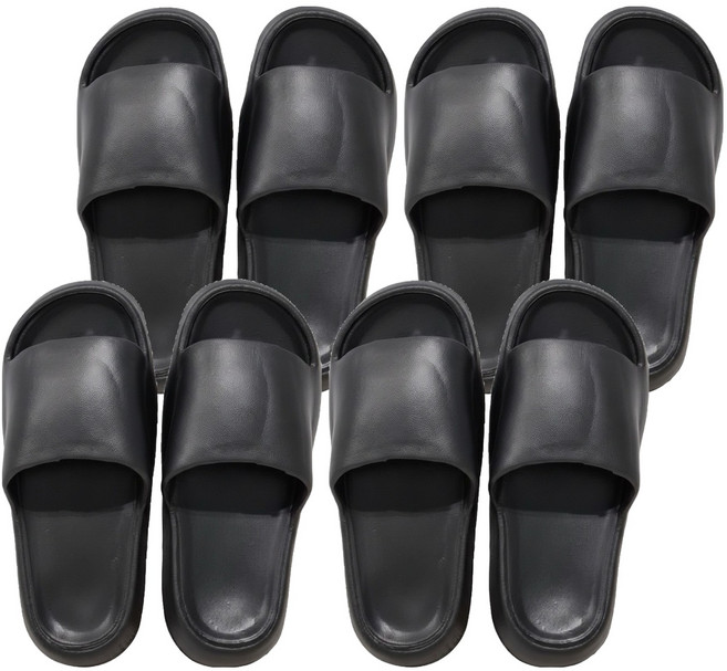 踩屎感拖鞋 Set 4, 時尚黑 40-41, EVA材質, 40~41