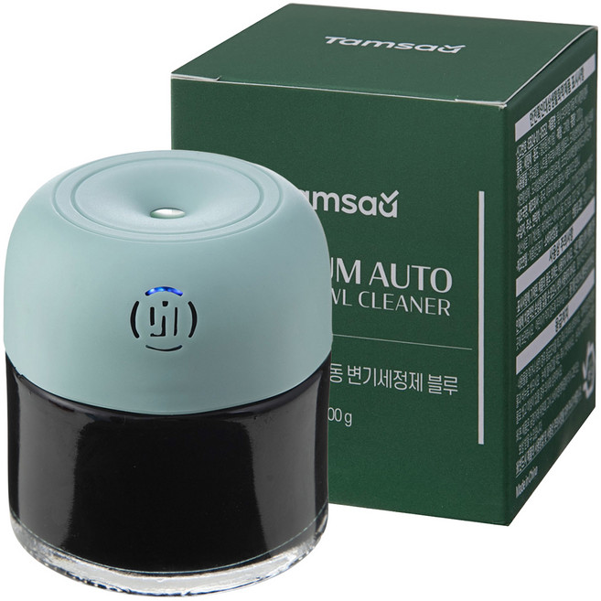 탐사 떠오르지 않는 프리미엄 시트러스향 자동 변기 세정제 블루, 200g, 1개