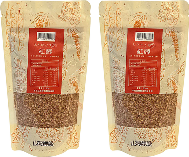 山海經脈 鳥兒歡唱 紅藜, 250g, 2包