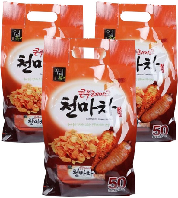 우리차 콘푸레이크 천마차, 20g, 50개입, 3개