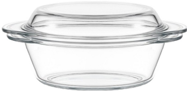 르베르폴리세 전자렌지 오븐 유리 찜기 1호 700ml, 18.6cm, 1개