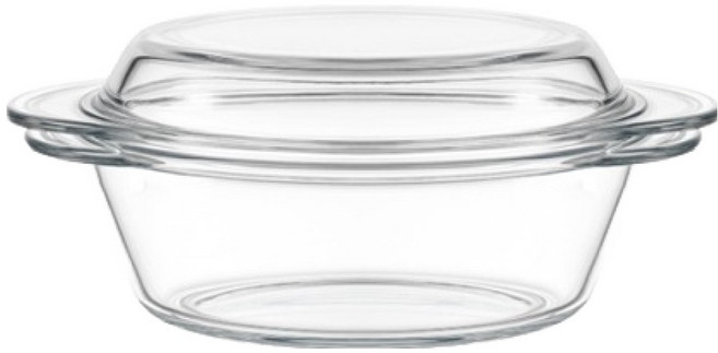 르베르폴리세 전자렌지 오븐 유리 찜기 3호 1.5L, 23.5cm, 1개