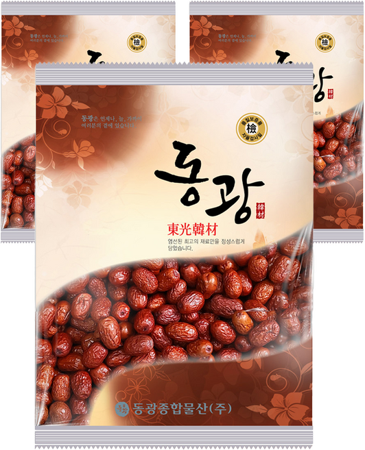 동광한방몰 대추, 3개, 100g