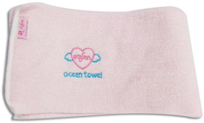 오션주니어바디샤워타올, 핑크, 1개입, 1개