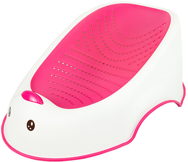 babyhood 世纪宝贝 艾兒輔洗座 58 x 36 x 21.4cm 0~1歲 最大體重20kg, 粉色, 1個