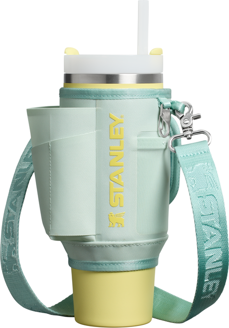 스탠리 올데이 캐리올 퀜처 H2.0 텀블러 스트랩백 887ml, 미스트, 1개