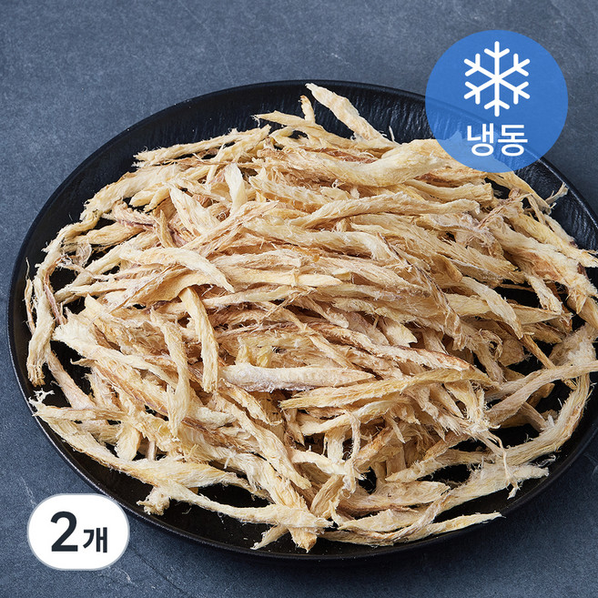 해맑은푸드 손질 먹태채 중채 (냉동), 400g, 2개