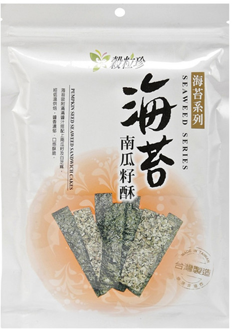 WEI SHEN FAR 維盛發 海苔南瓜籽酥, 40g, 1包