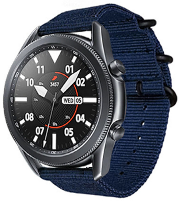 OVERGEAR Galaxy Watch 40mm/42mm/44mm/45mm/46mm NATO錶帶, 海軍 (N-4), 1個
