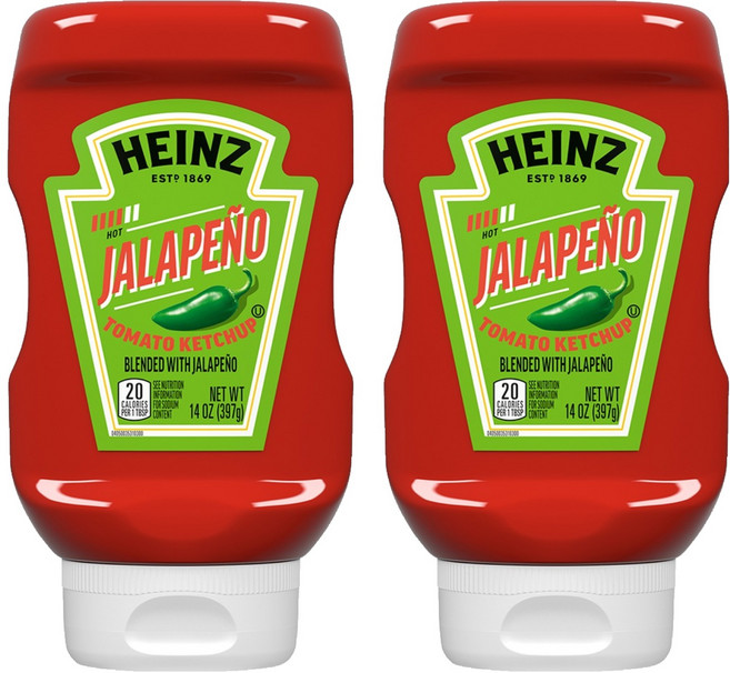 하인즈 할라페뇨 토마토 케첩, 397g, 2개