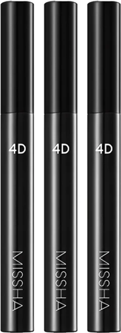 미샤 4D 마스카라 7g, 블랙, 3개 - 쿠팡