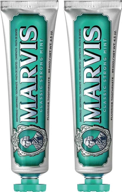 MARVIS 台灣公司貨 義大利牙膏 經典薄荷, 85ml, 1入, 2條