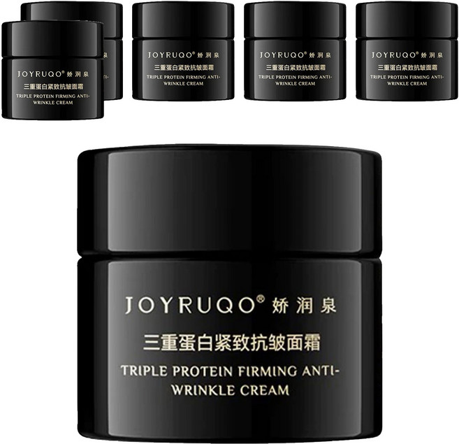 JOYRUQO 嬌潤泉 三重蛋白緊致抗皺面霜, 8g, 6件