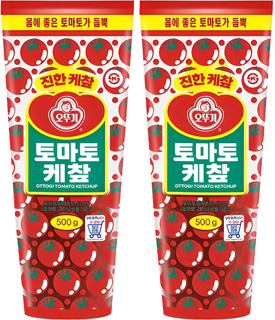 오뚜기 토마토 케챂, 500g, 2개