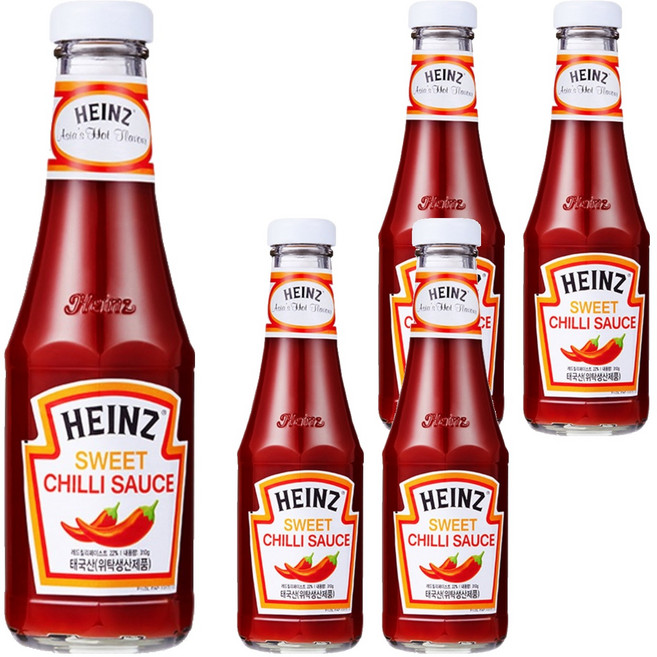 하인즈 스위트 칠리 소스, 310g, 5개