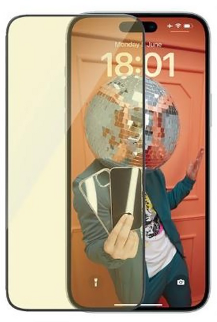 PanzerGlass 2.5D 全版耐衝擊高透鋼化抗反射抗藍光保貼 60g, 1個