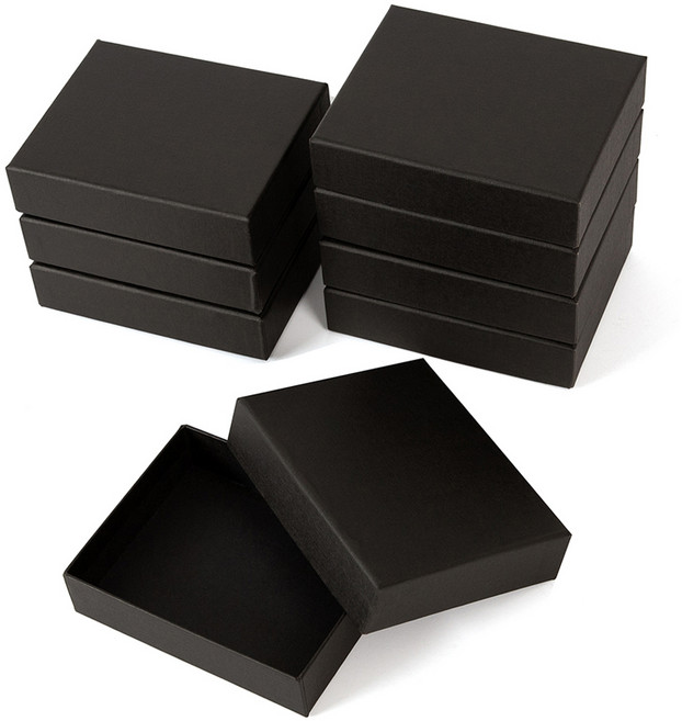 블랑플뢰르 고급 선물 포장 하드 케이스 소형, 블랙, 8개