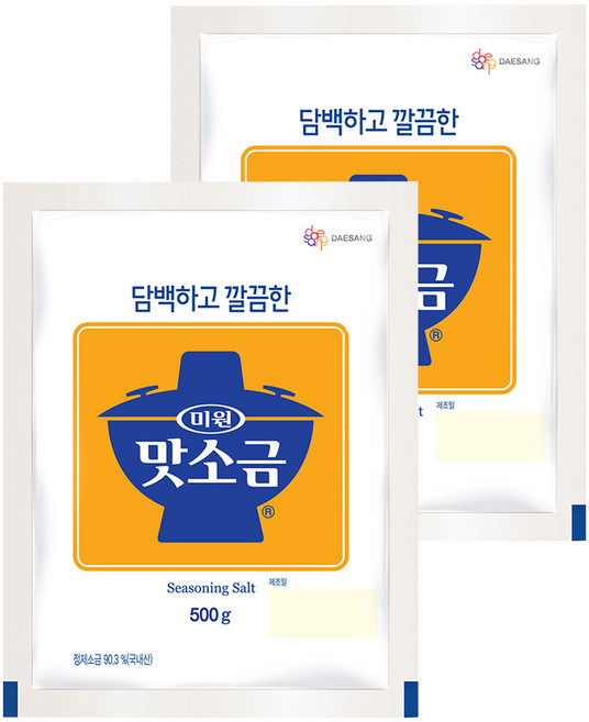 미원 맛소금, 500g, 2개