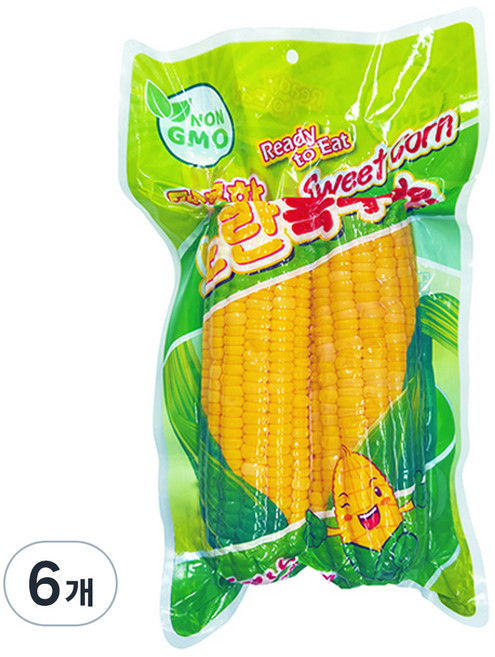 Big Tree 即食香甜黃玉米, 550g, 6個