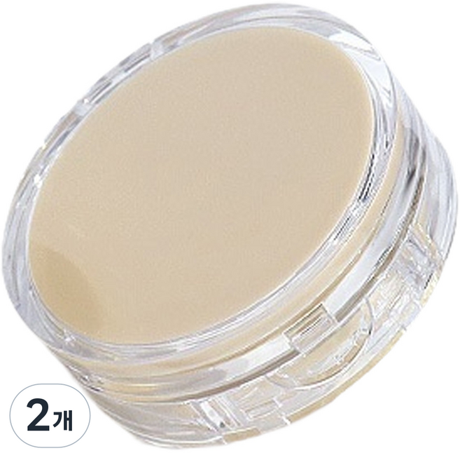 셀비아 DIY 원형 에어쿠션 비비 파운데이션 케이스, 2개, 투명