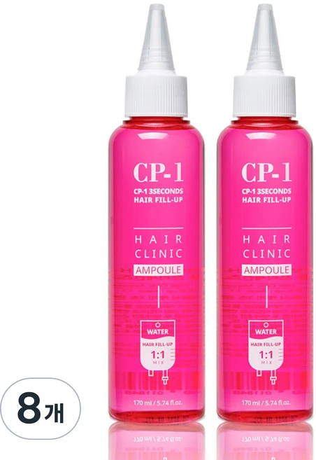 씨피원 3세컨즈 헤어필업 워터트리트먼트, 170ml, 8개 - 쿠팡