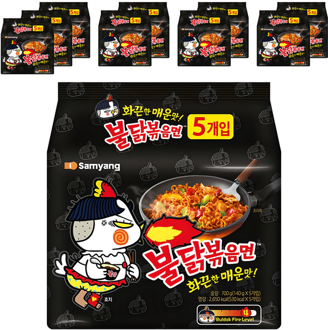 불닭볶음면 140g, 50개