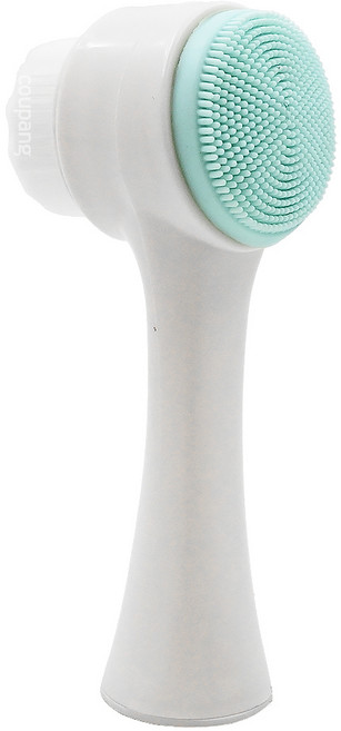 Tanager 雙面洗臉刷, 藍色, 1支