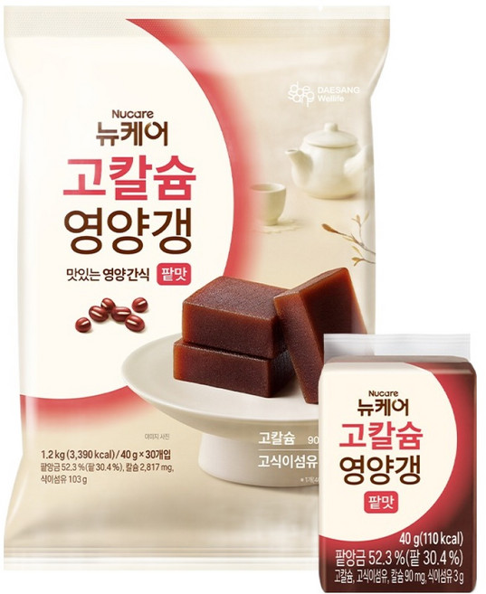 뉴케어 정품 고칼슘 영양갱, 40g, 30개