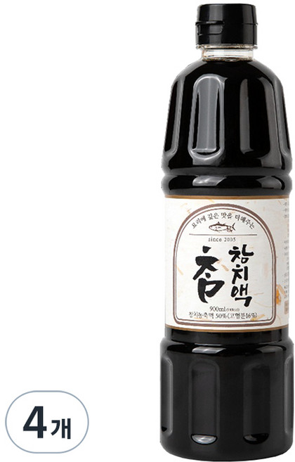 참참치액, 900ml, 4개