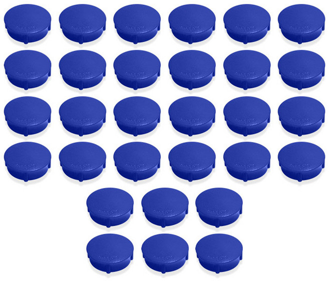 마그피아 칼라원형 자석홀더 무광 중, 파랑, 30개