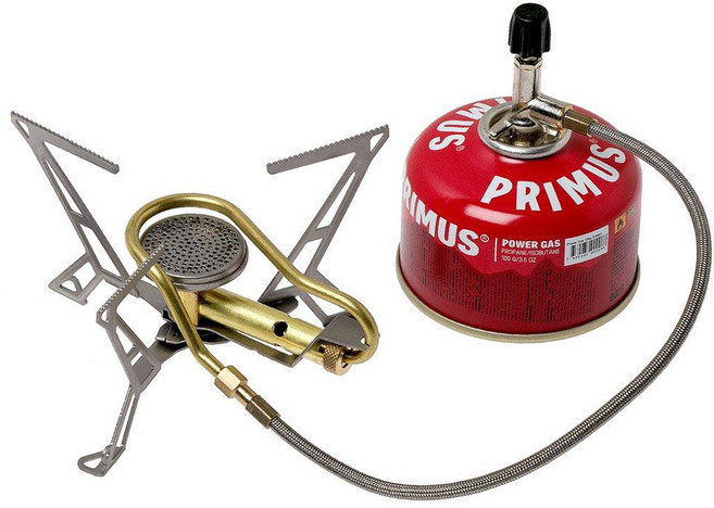 PRIMUS Express Spider II 瓦斯爐 P328485, 銀色 + 紅色 + 金色, 1組