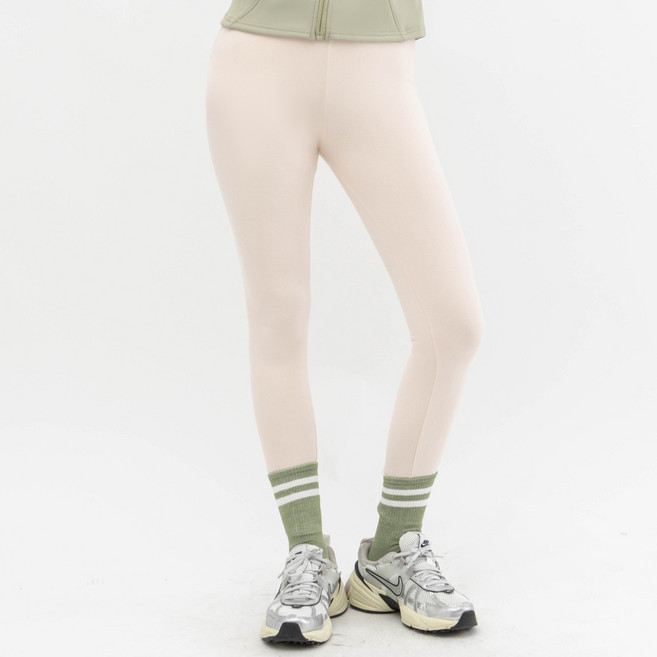 엘쏘 여성용 따뜻하고 편안한 부드러운 기모레깅스