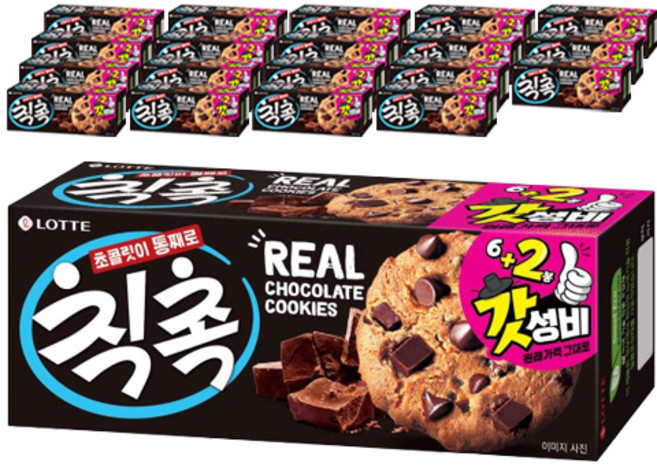 롯데웰푸드 칙촉, 120g, 20개