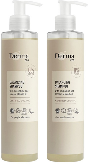 Derma ECO 有機蘆薈淨化洗髮露, 250ml, 2瓶