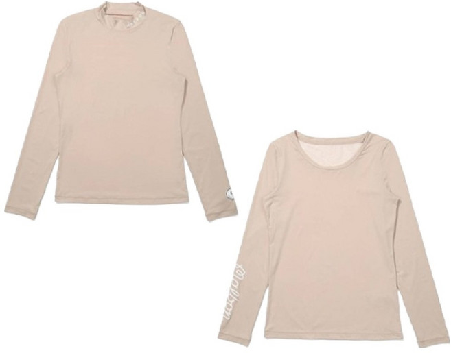 말본 여성용 베이스레이어 에센셜 슬림핏 티셔츠 2종 세트