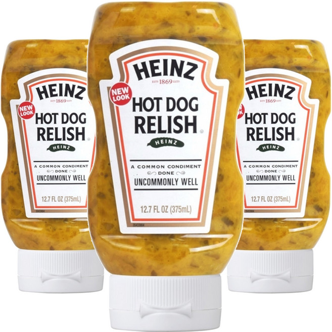 HEINZ 亨氏 黃芥末熱狗醬, 375ml, 3個