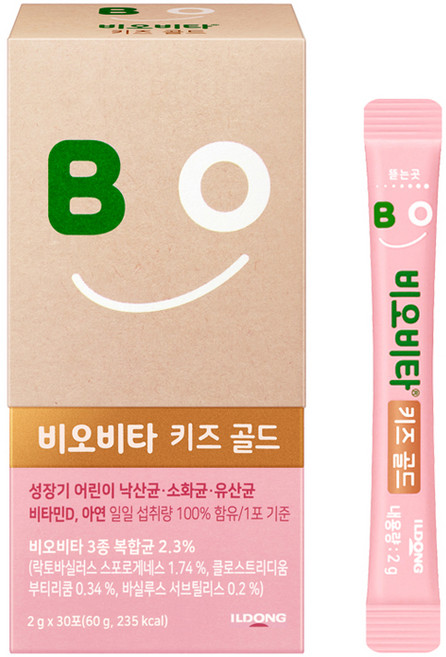 비오비타 키즈 골드 유산균 30p, 60g, 1개
