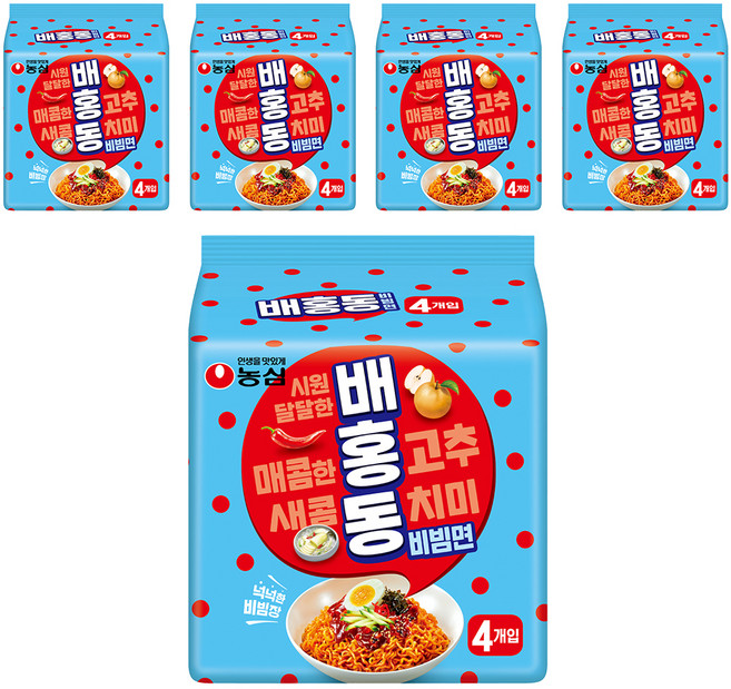 배홍동 비빔면 137g, 20개