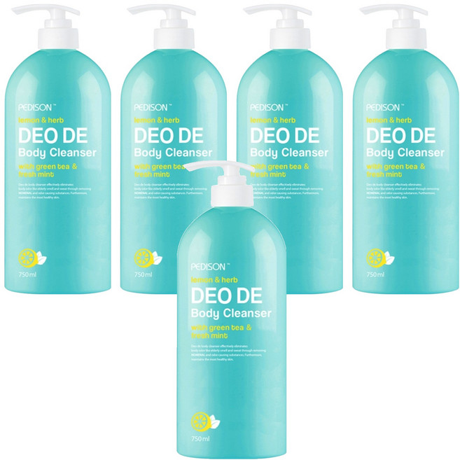 페디슨 데오드 바디 클렌져, 700ml, 5개