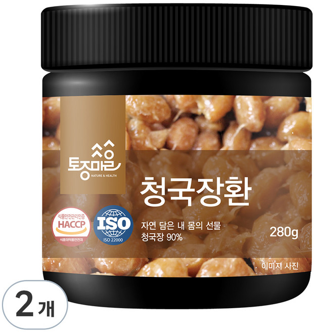 토종마을 국산 청국장환, 2개, 280g