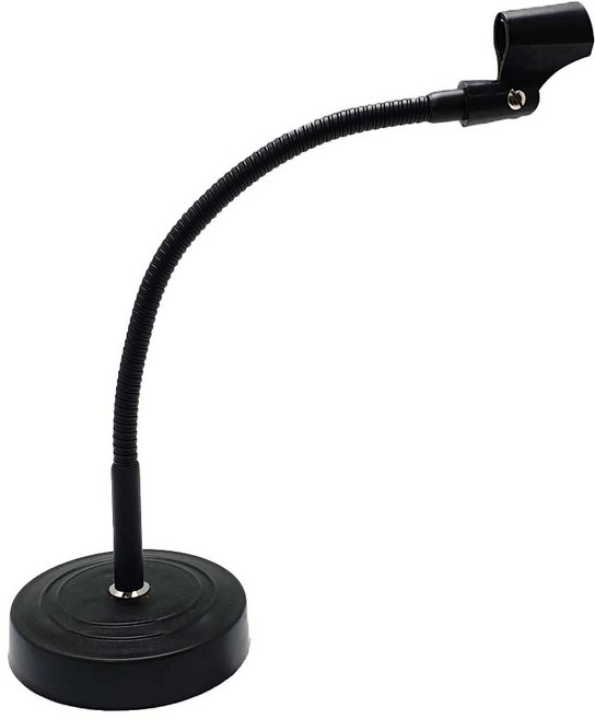 탁상용 무선 마이크 스탠드 50cm, MS-STD01, 블랙