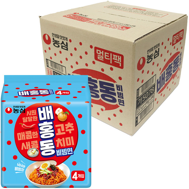 배홍동 비빔면 137g, 32개