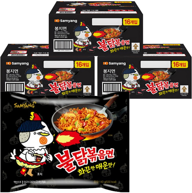 불닭볶음면 140g, 48개