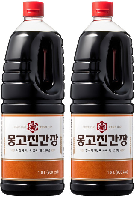 몽고진간장, 1.8L, 2개