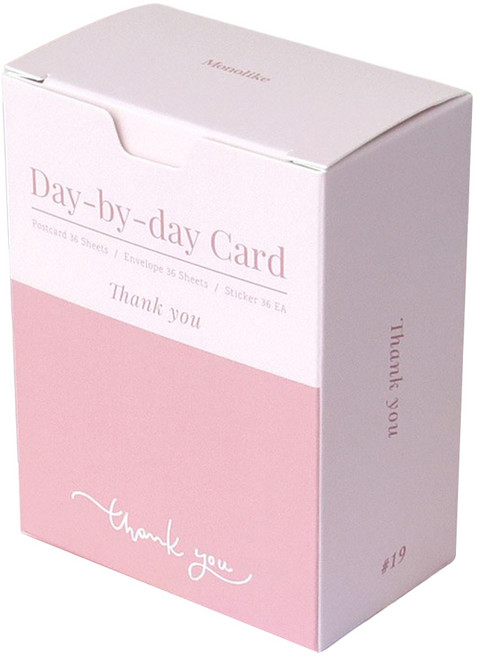 Monolike 12款感謝卡片組, 多色, 1組